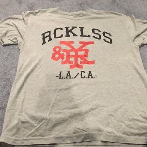 Men’s large young and reckless t-shirt